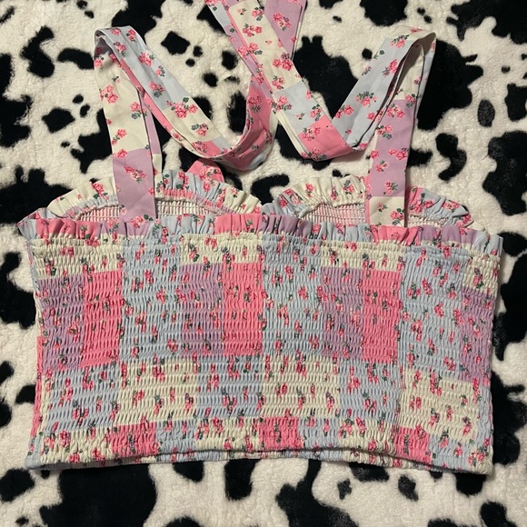 *SOLD OUT* Down Home Roots Patchwork Crop Top - Picture 7 of 9